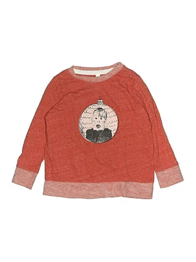 Pre-owned Lat Kids' Pullover Sweater In Red