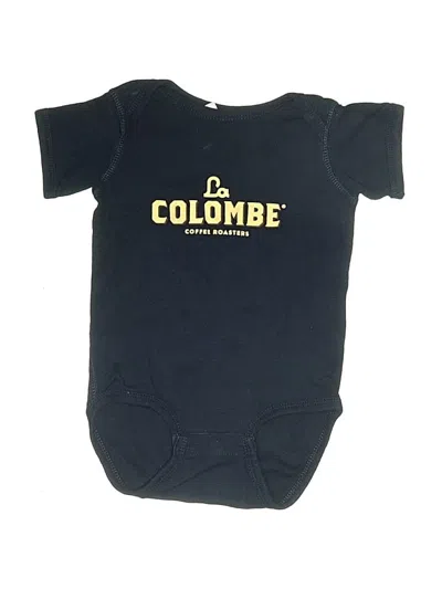Pre-owned Lat Babies' Short Sleeve Onesie In Blue