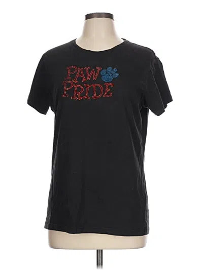 Pre-owned Lat Short Sleeve T-shirt In Black