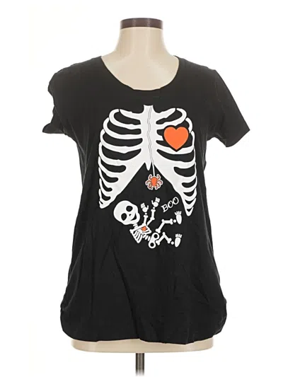 Pre-owned Lat Short Sleeve T-shirt In Black