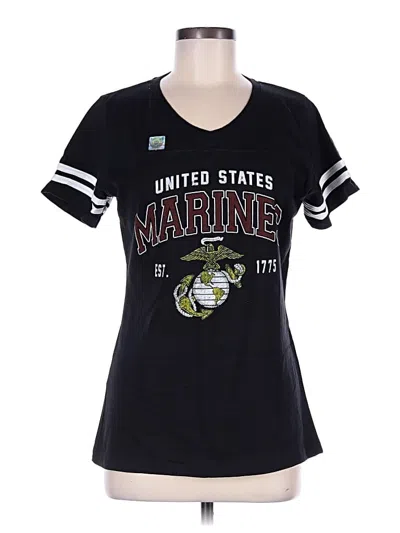 Pre-owned Lat Short Sleeve T-shirt In Black