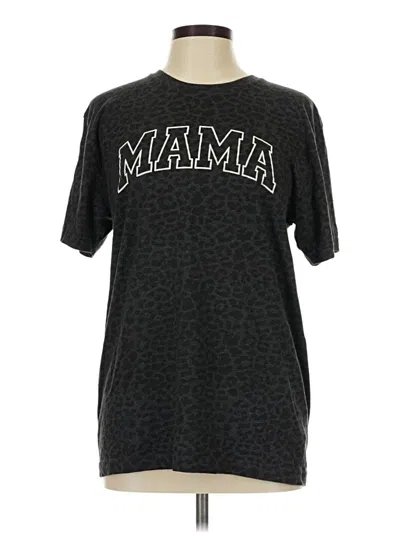 Pre-owned Lat Short Sleeve T-shirt In Black