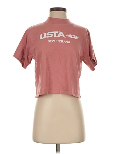 Pre-owned Lat Short Sleeve T-shirt In Brown
