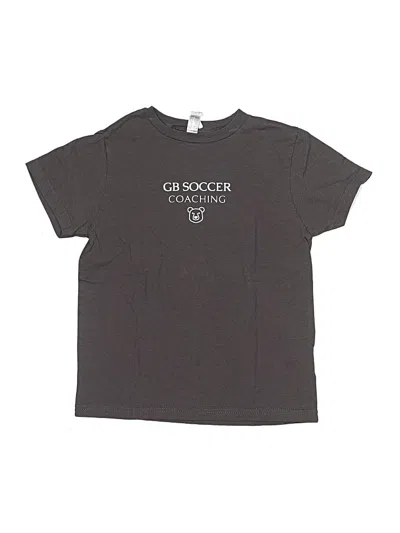 Pre-owned Lat Kids' Short Sleeve T-shirt In Gray