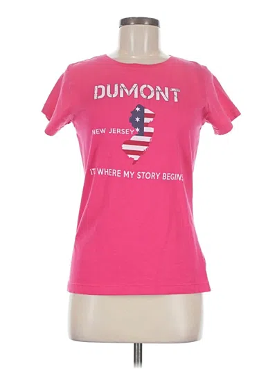 Pre-owned Lat Short Sleeve T-shirt In Pink