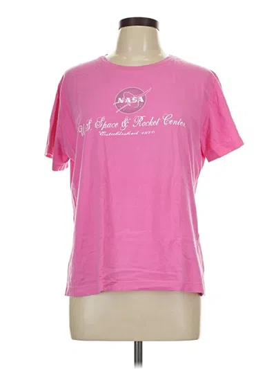 Pre-owned Lat Short Sleeve T-shirt In Pink