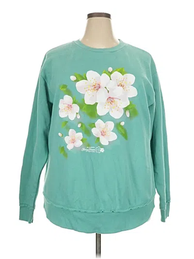 Pre-owned Lat Sweatshirt In Teal