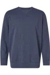 Lat Vintage Wash Fleece Crewneck Sweatshirt In Blue