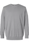 Lat Vintage Wash Fleece Crewneck Sweatshirt In Gray
