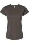 Lat Women´s Fine Jersey Tee In Gray