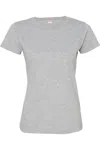 Lat Women´s Fine Jersey Tee In Grey