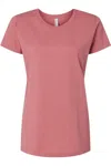 Lat Women´s Fine Jersey Tee In Purple