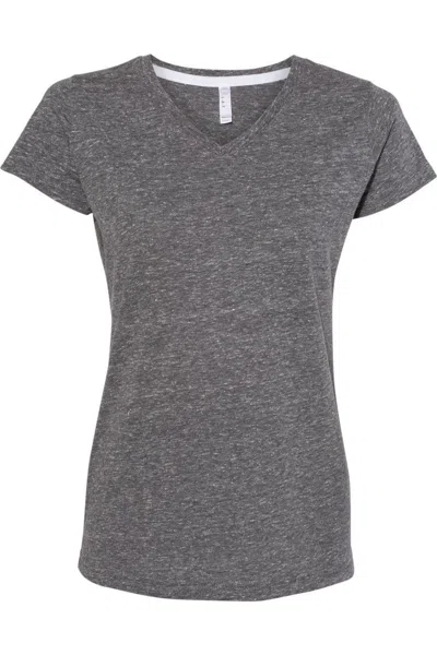 Lat Women´s Harborside Mlange V-neck Tee In Multi