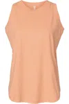 Lat Women´s Relaxed Fine Jersey Tank In Brown