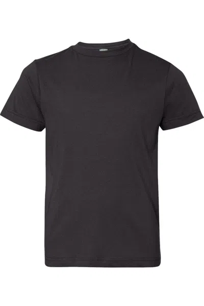 Lat Kids' Youth Fine Jersey Tee In Black