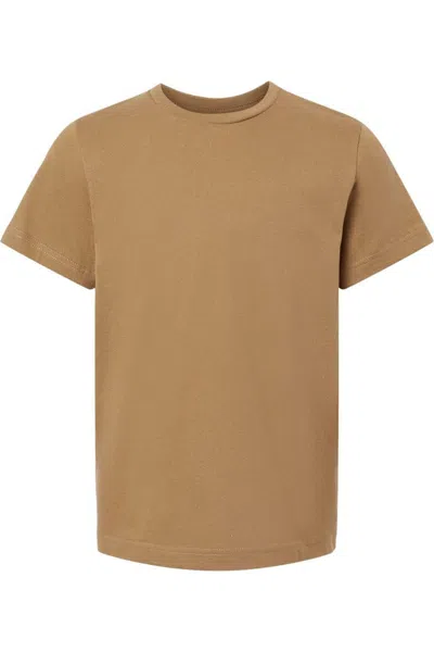 Lat Kids' Youth Fine Jersey Tee In Brown