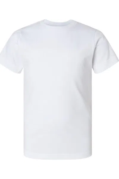 Lat Kids' Youth Fine Jersey Tee In White