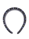 Làtara Crystal-embellished Headband In Blue