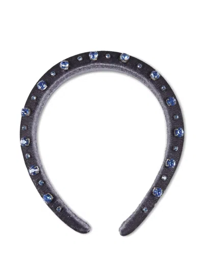 Làtara Kids' Crystal-embellished Headband In Blue