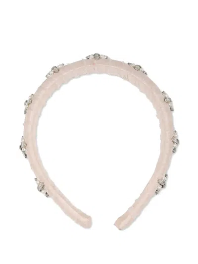Làtara Kids' Crystal-embellished Headband In Pink
