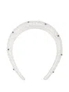 Làtara Sequinned Headband In White