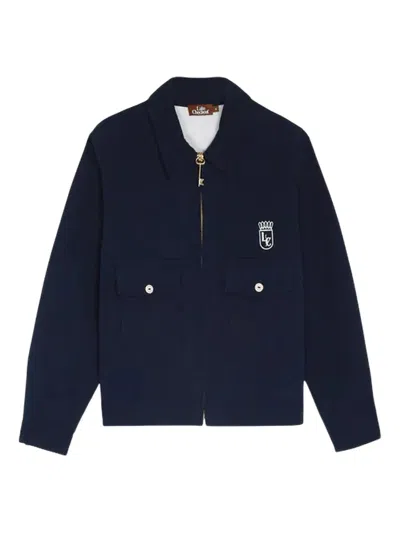 Late Checkout Chest-pocket Work Jacket In Blue