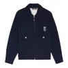 Late Checkout Navy Work Jacket In Blue
