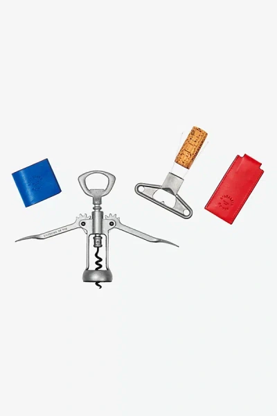 L'atelier Du Vin Les Bons Amis Corkscrew Set In Blue