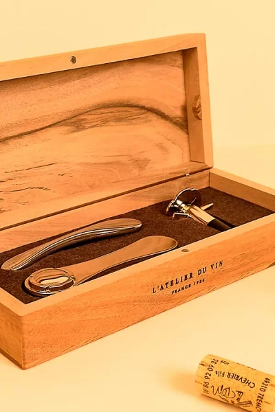 L'atelier Du Vin Wine Essentials Mini Gift Box In Orange