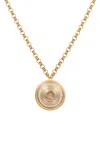 L'atelier Nawbar Mimmette 2 18k Gold Diamond Pendant Necklace In White