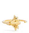 L'atelier Nawbar Mini Yellow Gold And Diamond Psychedeliah On A Vine Ring In Gold