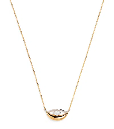 L'atelier Nawbar Mixed Gold And Diamond Salvatore Lot N*93 Necklace In Metallic