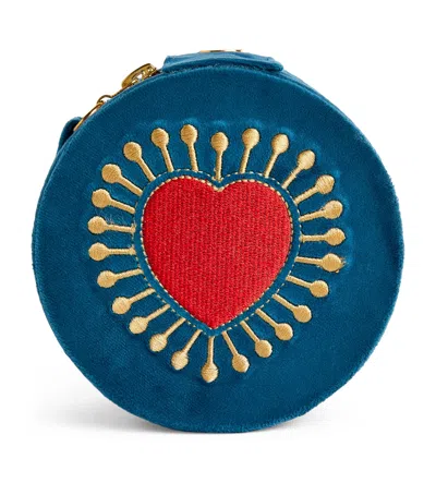 L'atelier Nawbar Sacred Heart Jewellery Box In Blue