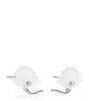 L'atelier Nawbar White Gold, Diamond And Mother-of-pearl Psychedeliah Earrings In White