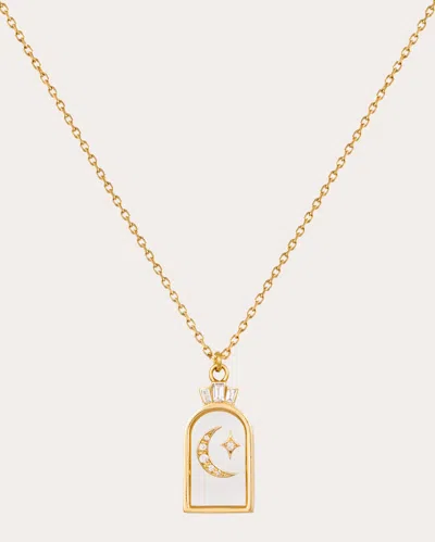 L'atelier Nawbar Women's Hilal Pendant Necklace In Gold