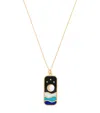 L'atelier Nawbar Yellow Gold And Diamond Cosmic Love The Summer Night Necklace In Gold