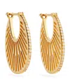 L'atelier Nawbar Yellow Gold And Diamond Cosmic Rays Earrings In Gold