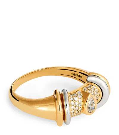L'atelier Nawbar Yellow Gold And Diamond Lot N*91 Ring