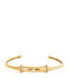 L'atelier Nawbar Yellow Gold And Diamond Lot N*91 Warrior Bangle In Gold