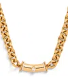 L'atelier Nawbar Yellow Gold And Diamond Lot N*91 Warrior Princess Necklace In Gold