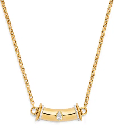 L'atelier Nawbar Yellow Gold And Diamond Lot N*91 Warrior Princess Necklace