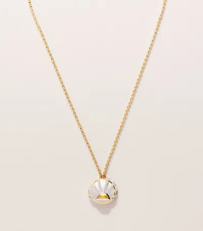 L'atelier Nawbar Yellow Gold And Diamond Lot N*93 Sun Dawn Necklace