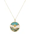 L'atelier Nawbar Yellow Gold And Diamond Love Summer Pendant Necklace