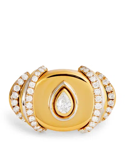 L'atelier Nawbar Yellow Gold And Diamond N*93 Sailor Moon Pinky Ring