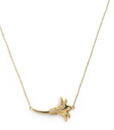 L'atelier Nawbar Yellow Gold And Diamond Psychedeliah Necklace