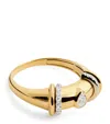 L'atelier Nawbar Yellow Gold And Diamond Sailor Moon Ring In Gold