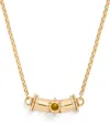 L'atelier Nawbar Yellow Gold, Diamond And Citrine Warrior Star Lot N*91 Necklace In Gold