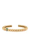 L'atelier Nawbar Yellow Gold, Diamond And Enamel The Chlorine Bangle In Gold
