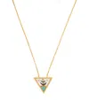 L'atelier Nawbar Yellow Gold, Diamond And Mixed Stone Amulets Of Light Necklace In Gold