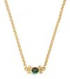 L'atelier Nawbar Yellow Gold, Diamond And Mixed Stone Lot N*91 Warrior Moon Necklace In Gold